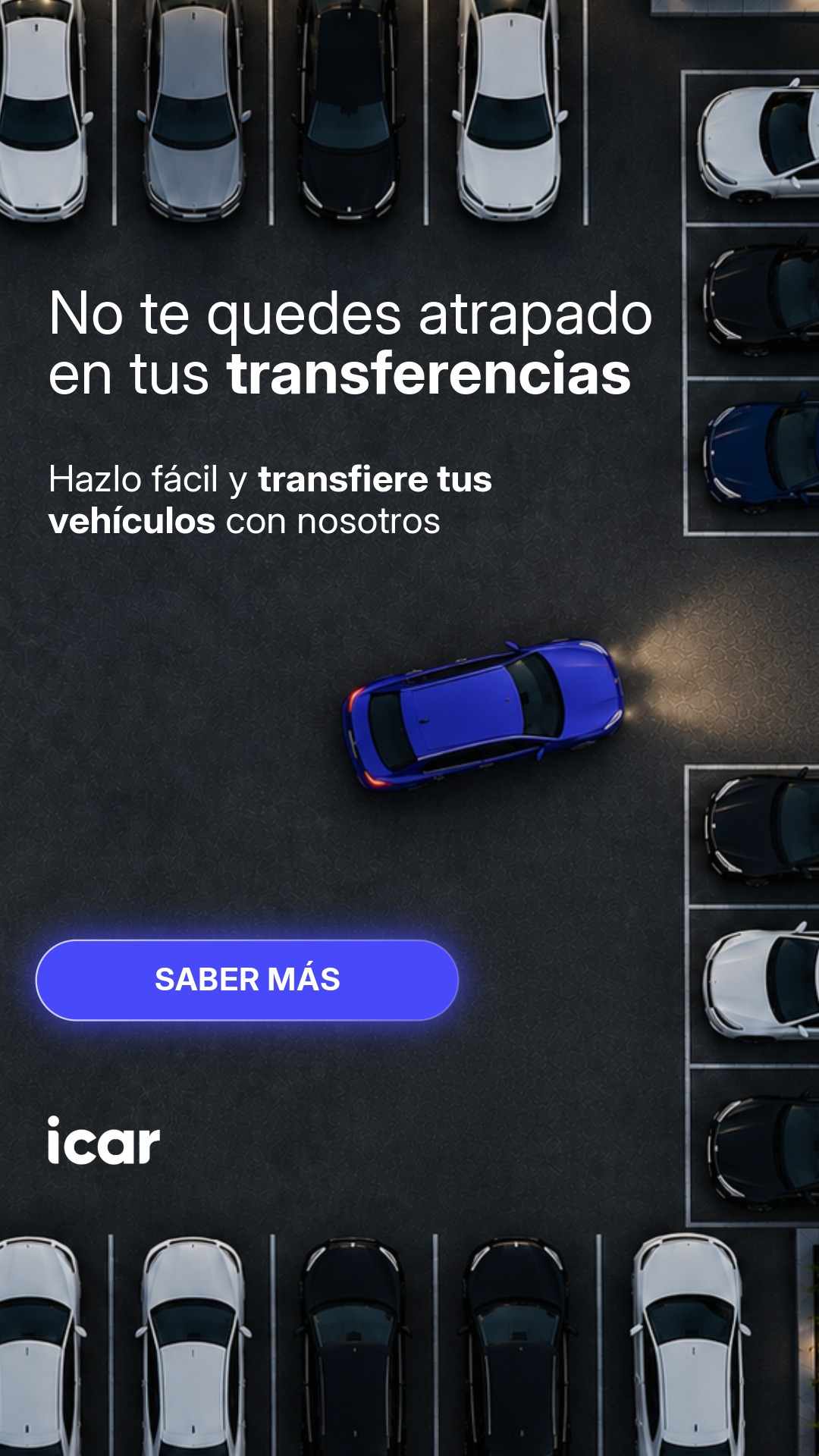Creatividad de icar para transferencias de vehículos