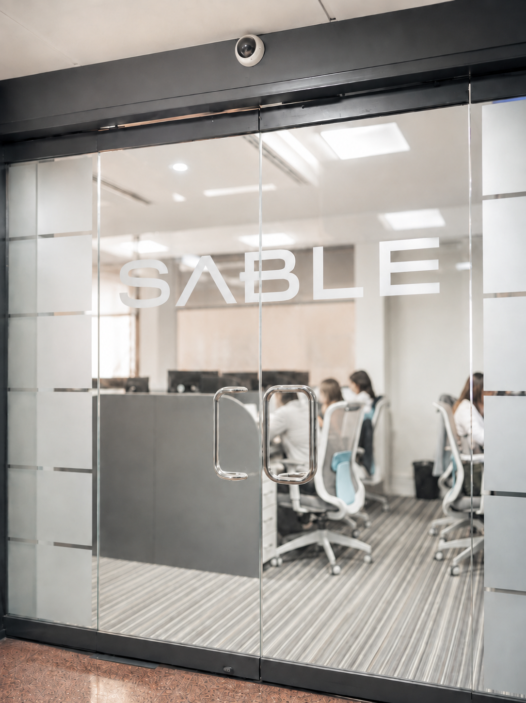 Entrada de las oficinas de Grupo Sable